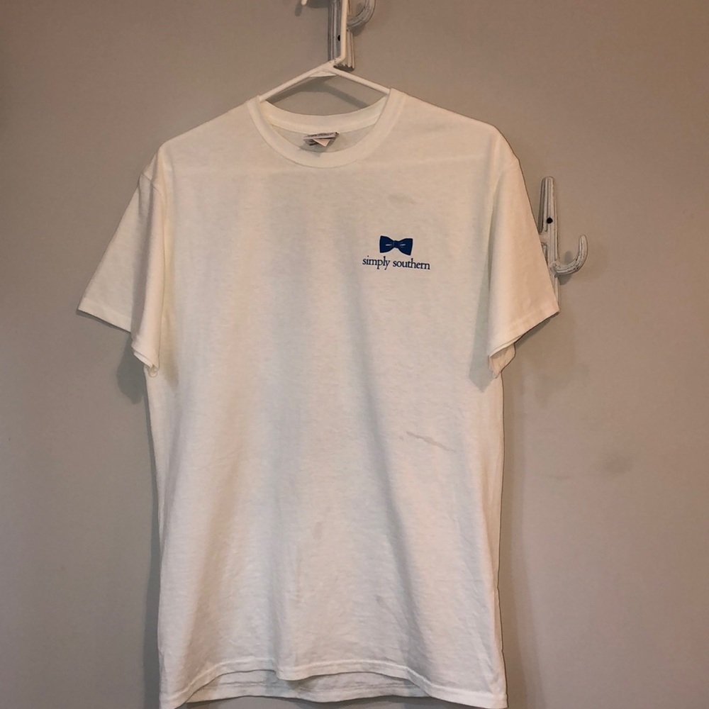 Simply southern white T-shirt